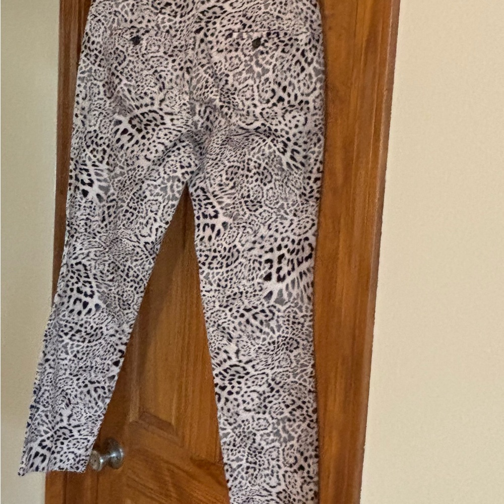 Zara Basic Animal Print Pants - Picture 8 of 13